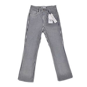 Zara striped jeans
